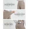 imagebaleaf Womens Yoga Dress Pants Bootcut Work Leggings with 4 Pockets Stretch High Waisted Slacks Travel Casual 30quotKhaki