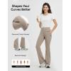 imagebaleaf Womens Yoga Dress Pants Bootcut Work Leggings with 4 Pockets Stretch High Waisted Slacks Travel Casual 30quotKhaki