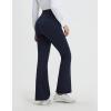 imagebaleaf Womens Yoga Dress Pants Bootcut Work Leggings with 4 Pockets Stretch High Waisted Slacks Travel Casual 30quotNavy Blue