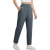 imagebaleaf Womens Travel Pants with 6 Pockets Work Lightweight Stretch Ankle Petite Dressy Casual Golf Busniess SlacksDark Gray
