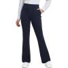 imagebaleaf Womens Yoga Dress Pants Bootcut Work Leggings with 4 Pockets Stretch High Waisted Slacks Travel Casual 30quotNavy Blue