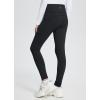 imagebaleaf Girls Fleece Lined Leggings Kids Warm Pants Youth Compression Yoga Athletic School Tights with PocketsBlack