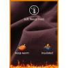 imagebaleaf Girls Fleece Lined Leggings Kids Warm Pants Youth Compression Yoga Athletic School Tights with PocketsBrown