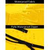 imagebaleaf Mens Rain Jacket Waterproof Windbreaker Running Cycling Golf Hiking Gear Hood Lightweight Reflective PackableAbright Yellow