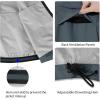 imagebaleaf Mens Rain Jacket Waterproof Windbreaker Running Cycling Golf Hiking Gear Hood Lightweight Reflective PackableAsteel Gray