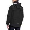 imagebaleaf Mens Rain Jacket Waterproof Windbreaker Running Cycling Golf Hiking Gear Hood Lightweight Reflective PackableBblack