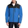 imagebaleaf Mens Rain Jacket Waterproof Windbreaker Running Cycling Golf Hiking Gear Hood Lightweight Reflective PackableBblue Black