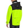 imagebaleaf Mens Rain Jacket Waterproof Windbreaker Running Cycling Golf Hiking Gear Hood Lightweight Reflective PackableBgreen Black