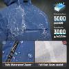 imagebaleaf Mens Rain Jacket Waterproof Windbreaker Running Cycling Golf Hiking Gear Hood Lightweight Reflective PackableBnavy Blue
