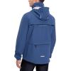 imagebaleaf Mens Rain Jacket Waterproof Windbreaker Running Cycling Golf Hiking Gear Hood Lightweight Reflective PackableBnavy Blue