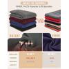 imagebaleaf Womens Fleece Lined Leggings Thick Soft Winter Warm Thermal Waterproof High Waisted Pockets Hiking Running SkiingGrey