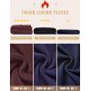 imagebaleaf Womens Fleece Lined Leggings Thick Soft Winter Warm Thermal Waterproof High Waisted Pockets Hiking Running SkiingRed