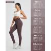 imagebaleaf Womens Fleece Lined Thermal Leggings High Waisted Water Resistant Warm Winter Running Hiking Pants with PocketsDark Brown