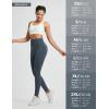 imagebaleaf Womens Fleece Lined Thermal Leggings High Waisted Water Resistant Warm Winter Running Hiking Pants with PocketsDark Gray