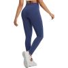 imagebaleaf Womens Fleece Lined Thermal Leggings High Waisted Water Resistant Warm Winter Running Hiking Pants with PocketsNavy Blue