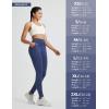 imagebaleaf Womens Fleece Lined Thermal Leggings High Waisted Water Resistant Warm Winter Running Hiking Pants with PocketsNavy Blue