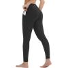 imagebaleaf Womens Leggings with 6 Pockets 25 Tummy Control Workout Yoga High Waisted 78 Ankle PantsBlack