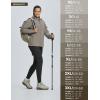 imagebaleaf Womens Snow Pants Winter Thick Insulated Waterproof Fleece Lined Leggings Ski Hiking Outdoor Cold Weather GearBlack