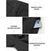 imagebaleaf Womens Snow Pants Winter Thick Insulated Waterproof Fleece Lined Leggings Ski Hiking Outdoor Cold Weather GearBlack
