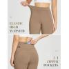 imagebaleaf Womens Winter Riding Breeches Full Seat Fleece Equestrian Horse Riding Pants Pockets Brown M