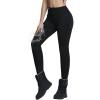 imagebaleaf Womens Snow Pants Winter Thick Insulated Waterproof Fleece Lined Leggings Ski Hiking Outdoor Cold Weather GearBlack