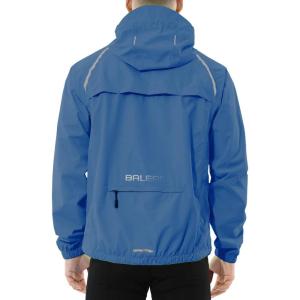 imagebaleaf Mens Rain Jacket Waterproof Windbreaker Running Cycling Golf Hiking Gear Hood Lightweight Reflective PackableAblue
