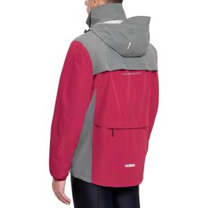 imagebaleaf Mens Rain Jacket Waterproof Windbreaker Running Cycling Golf Hiking Gear Hood Lightweight Reflective PackableBred Grey