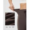 imagebaleaf Womens 78 Workout Leggings Petite Yoga Pants with Pockets Drawstring High Waist Ankle Pants Butt Lift AthleticBrown