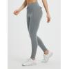 imagebaleaf Womens 78 Workout Leggings Petite Yoga Pants with Pockets Drawstring High Waist Ankle Pants Butt Lift AthleticGrey