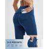 imagebaleaf Womens 78 Workout Leggings Petite Yoga Pants with Pockets Drawstring High Waist Ankle Pants Butt Lift AthleticNavy