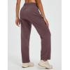 imagebaleaf Womens Hiking Pants Durable Water Resistant Lightweight Quick Dry Zip Pockets UPF50 Travel ClothesDark Brown
