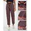 imagebaleaf Womens Hiking Pants Ripstop Water Resistant Lightweight Golf Pants Quick Dry Zip Pockets Work Travel ClothesDark Brown