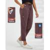 imagebaleaf Womens Hiking Pants Ripstop Water Resistant Lightweight Golf Pants Quick Dry Zip Pockets Work Travel ClothesDark Brown