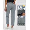 imagebaleaf Womens Hiking Pants Ripstop Water Resistant Lightweight Golf Pants Quick Dry Zip Pockets Work Travel ClothesDark Gray
