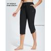 imagebaleaf Womens Swim Capris Pants 18quot Quick Dry Modest Swimsuits UPF 50 Bathing Suit Bottoms Beach Pants with PocketsBlack