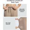 imagebaleaf Womens Swim Capris Pants 18quot Quick Dry Modest Swimsuits UPF 50 Bathing Suit Bottoms Beach Pants with PocketsBrown
