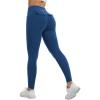 imagebaleaf Womens 78 Workout Leggings Petite Yoga Pants with Pockets Drawstring High Waist Ankle Pants Butt Lift AthleticNavy