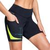 imagebaleaf 4D Padded Bike Shorts Women Cycling Underwear Gel Padding PocketsFluorescent Green