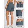 imagebaleaf Womens Mountain Bike Shorts 2 in 1 Padded MTB 5quot Cycling Padding Pockets Biking Bicycle Cycle RidingDgrey