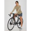 imagebaleaf Womens Mountain Bike Shorts 2 in 1 Padded MTB 5quot Cycling Padding Pockets Biking Bicycle Cycle RidingDgrey