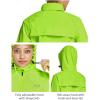 imagebaleaf Womens Rain Jackets Waterproof Windbreaker Packable Running Lightweight Cycling Jacket Reflective Hooded1fluorescent Yellow