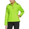 imagebaleaf Womens Rain Jackets Waterproof Windbreaker Packable Running Lightweight Cycling Jacket Reflective Hooded1fluorescent Yellow