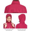 imagebaleaf Womens Rain Jackets Waterproof Windbreaker Packable Running Lightweight Cycling Jacket Reflective Hooded1rosy
