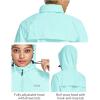 imagebaleaf Womens Rain Jackets Waterproof Windbreaker Packable Running Lightweight Cycling Jacket Reflective Hooded1spring Green