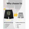 imagebaleaf Mens Swim Trunks with Compression Liner 5 ampamp 7 inch Quick Dry Bathing Suit Swim Shorts with Zippered PocketsBlack