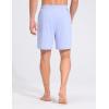 imagebaleaf Mens Swim Trunks with Compression Liner 5 ampamp 7 inch Quick Dry Bathing Suit Swim Shorts with Zippered PocketsLight Blue