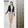imagebaleaf Womens 2025 UPF 50 Cropped Cover Up Cardigan Tie Front Lightweight Summer Sun Wrap SPF Shirts Beach OutdoorBlacklong Sleeve