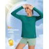 imagebaleaf Womens Sun Shirt UV Protection Shirts Rash Guard Pockets SPF UPF 50 Quick Dry Long Sleeve ClothingGreen