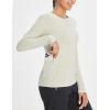 imagebaleaf Womens Sun Shirt UV Protection Shirts Rash Guard Pockets SPF UPF 50 Quick Dry Long Sleeve ClothingLight Brown
