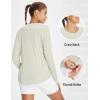 imagebaleaf Womens Sun Shirt UV Protection Shirts Rash Guard Pockets SPF UPF 50 Quick Dry Long Sleeve ClothingLight Brown